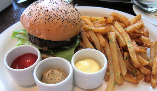 Lyon Hall's Cheese Burger